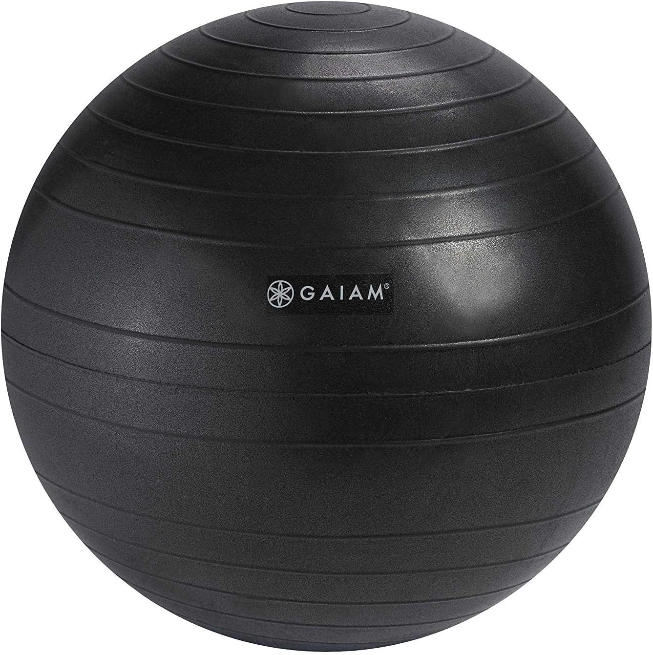 Gaiam Ultimate Balance Ball Chair with Swivel Base - Premium Exercise Stability Yoga Ball Ergonomic Chair for Home and Office Desk - Air Pump, Exercise Guide