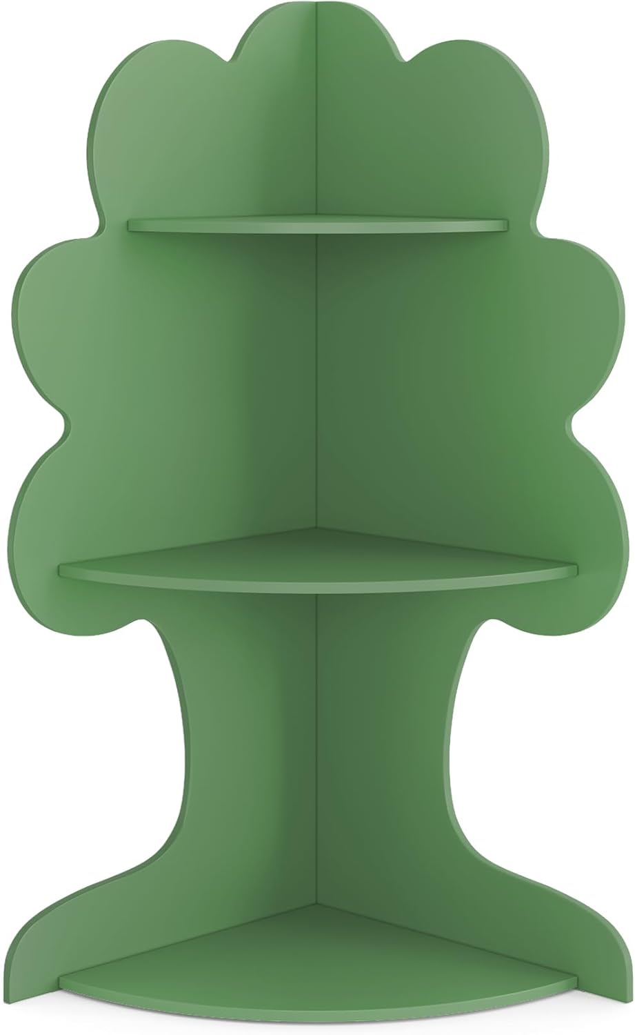 Curipeer Tree Kids Bookshelf, Corner Bookshelf Kids, Bookshelf for Kids, Baby Bookshelf and Toy Storage, Wooden Kids Bookcase, Toddler Book Shelf Organizer for Kids Rooms, Nursery, Bedroom, Green