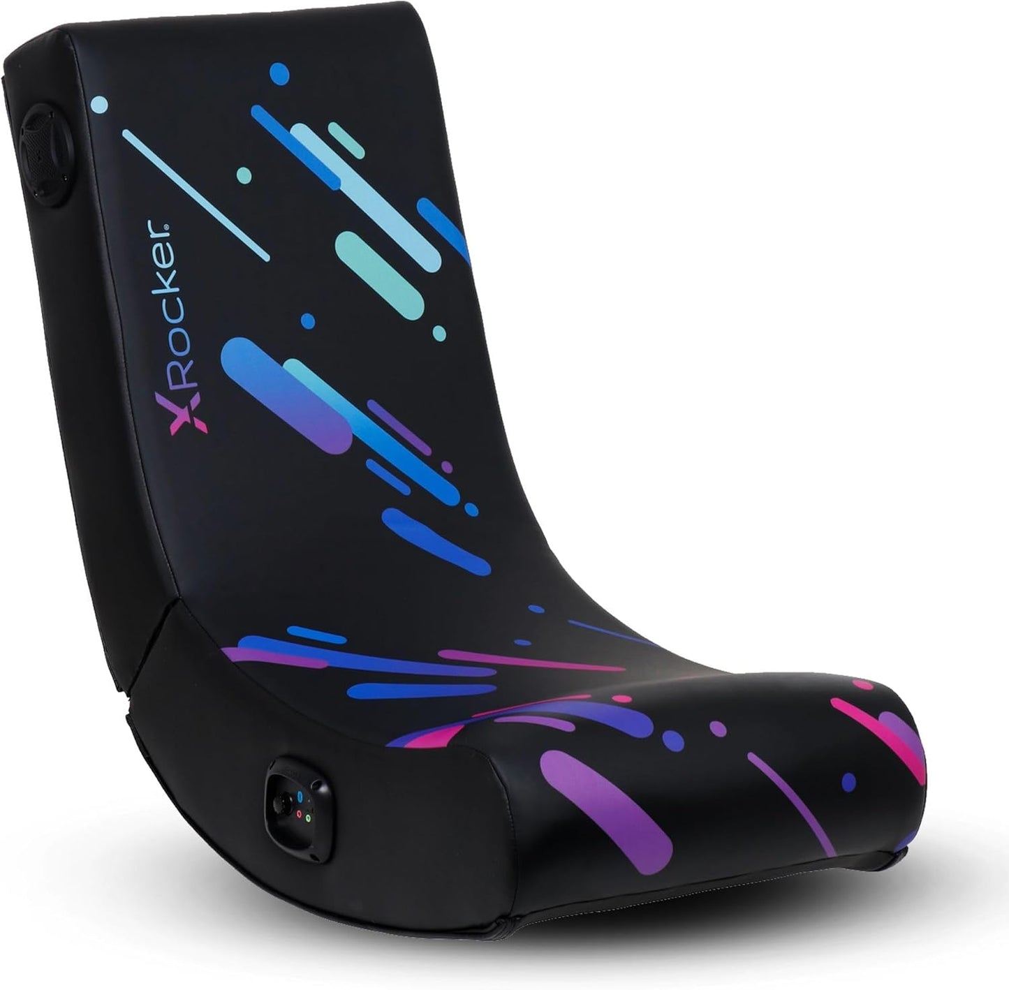 X Rocker Video Gaming Floor Rocker Chair, Built-in Audio, Foldable, for Gamers, Bedroom, or Game Room for Boys, Girls, Teens 5-17, Gifts for Gamers