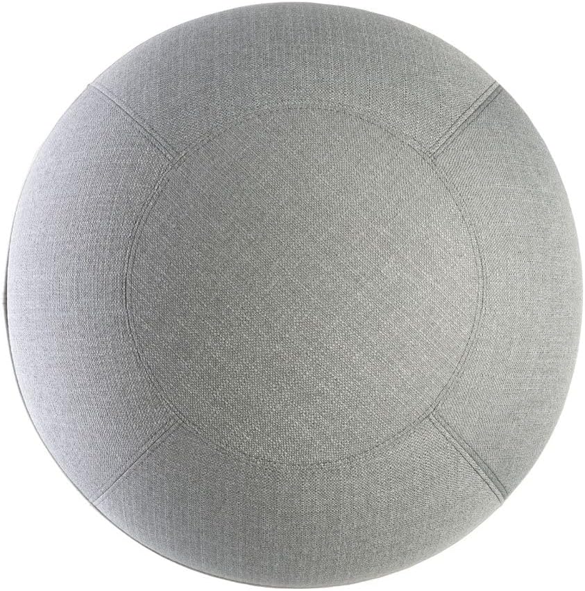 Bloon Desk Ball Chair 21.6in | Back Pain Relief & Dynamic Posture, Stain-Resistant & Anti-Slip | Handcrafted in Portugal | Elephant Grey Color