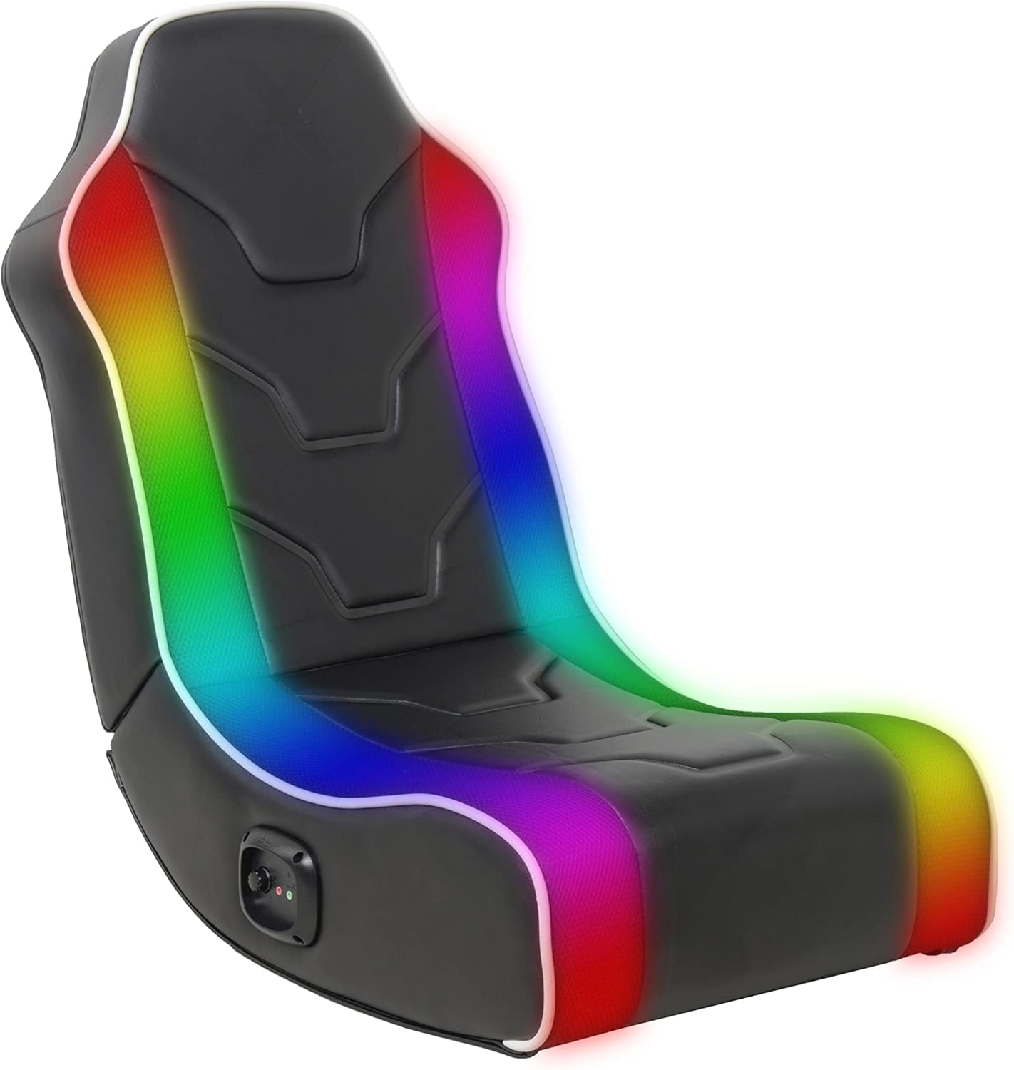 X Rocker Video Gaming Floor Rocker Chair, Built-in Audio, Foldable, for Gamers, Bedroom, or Game Room for Boys, Girls, Teens 5-17, Gifts for Gamers