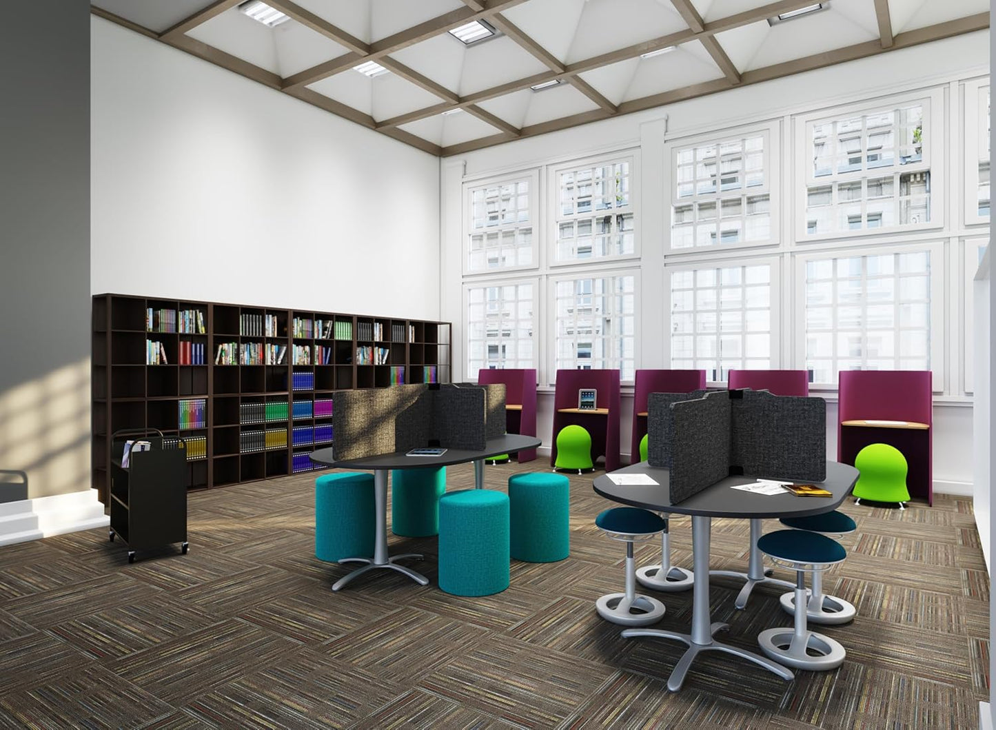 Safco Zenergy Inflatable Chair, Active Seating, Anti-Burst, Ball Chair for Home Office and Classroom, Black Mesh